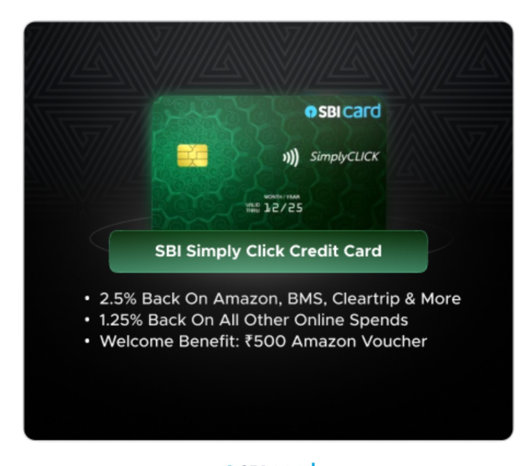 SBI SimplyCLICK Credit Card